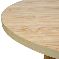 Rook Natural Round Dining Table - 1.5m - Notbrand