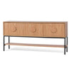 1.8m Console Table - Natural - Notbrand