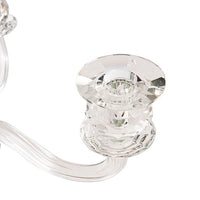 Elegant Crystal Glass 5 Arm Candelabra Clear - 51cmH - Notbrand