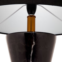 Yasmine Table Lamp with Black Shade - Notbrand