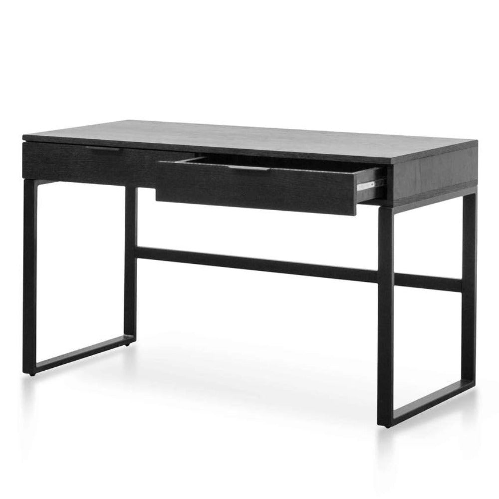 120cm Home Office Desk - Black - Notbrand