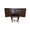 Turilla Bar Cabinet With Stand Dark Leather - Notbrand