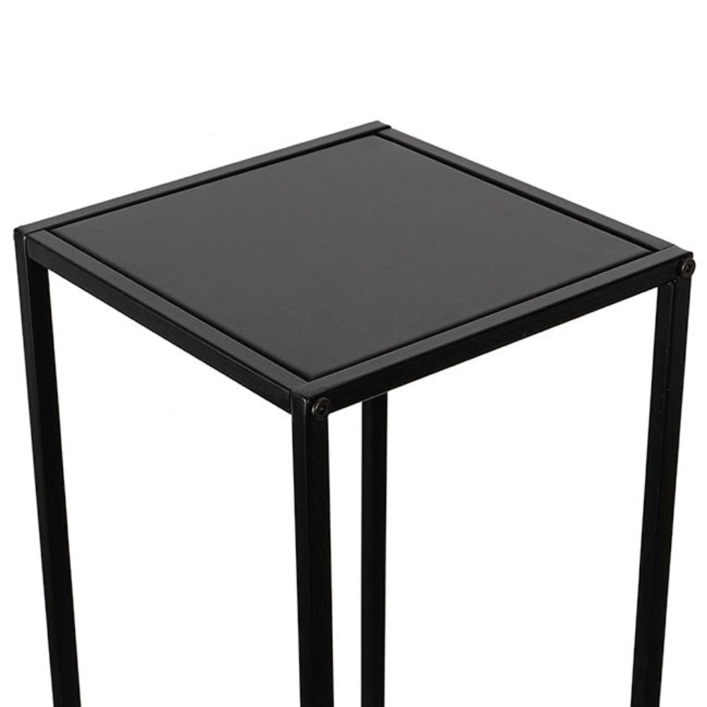 Metal Centrepiece Flower Table Stand in Black - Medium - Notbrand