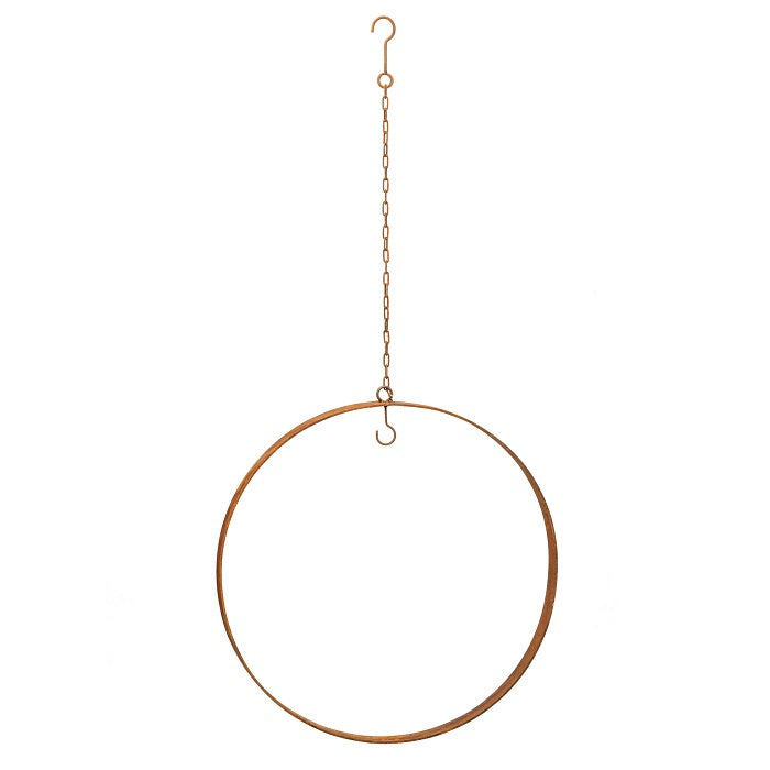 Rusted Hanging Metal Ring - Large - Notbrand