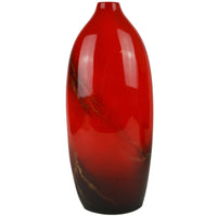 Red Elements Hand-Painted Lacquer Vase - Notbrand