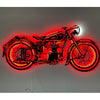 Harley Davidson Metal LED Wall Art - Notbrand