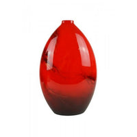 Red Elements Hand Painted Bottle Lacquer Vase - Large - Notbrand