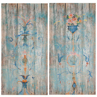 Blue Fleur Wall Art - Notbrand