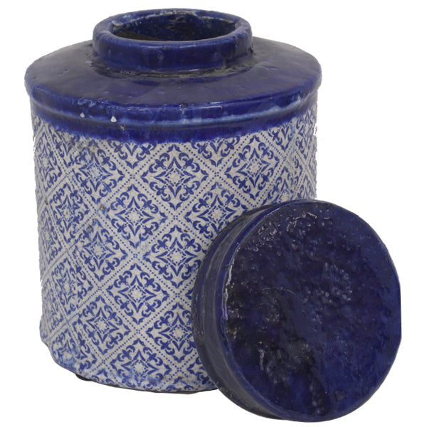 Mosaic Lidded Jar Large - Notbrand