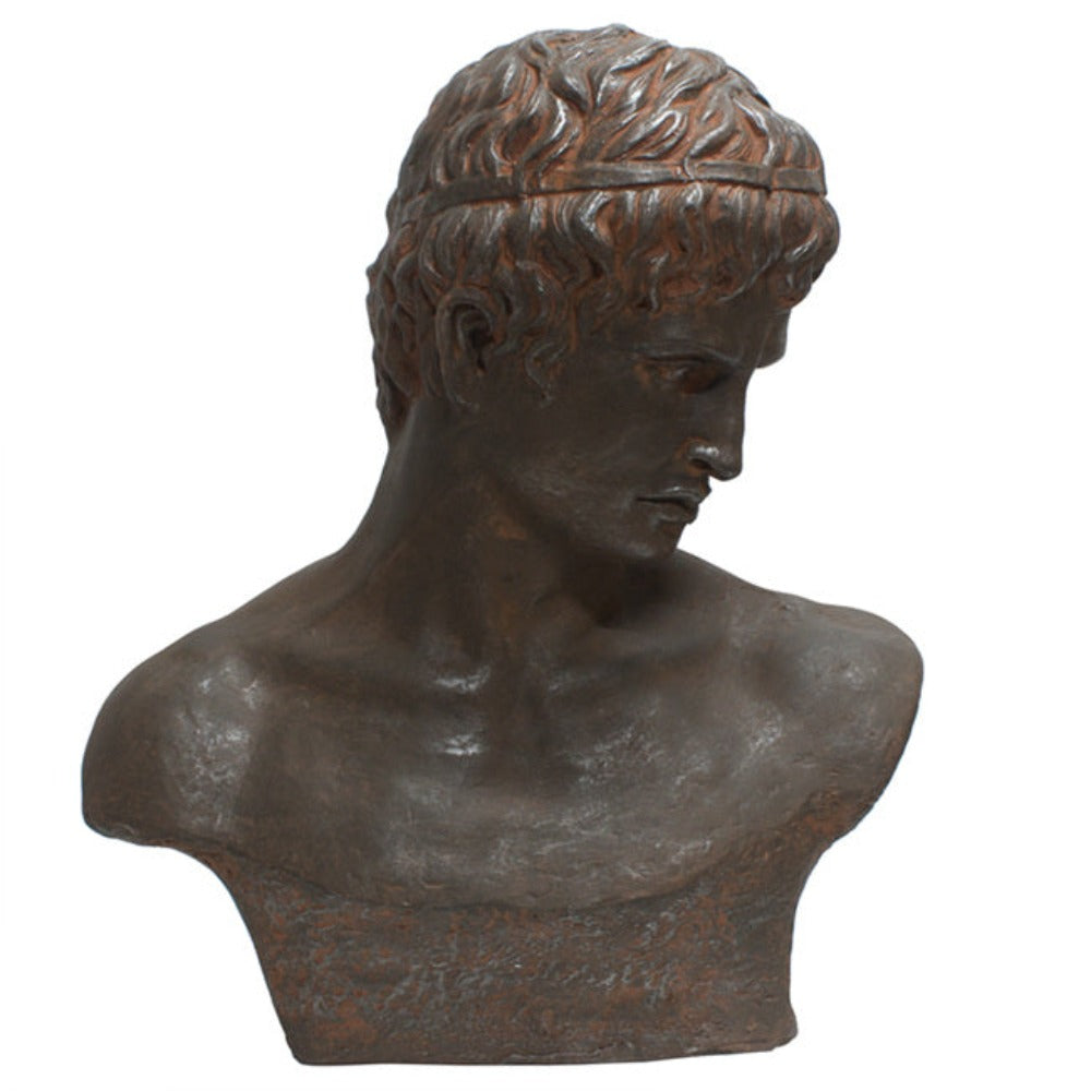 Atticus Bust Statue - Weathered Antique - Notbrand