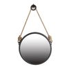 Cleveland Rope Strap Wall Mirror - Black - Notbrand