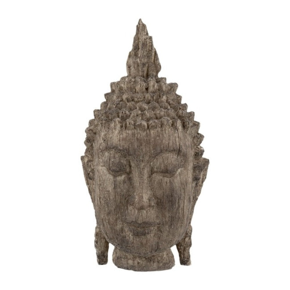 Serene Buddha Head Sculpture - NOTBRAND (1)