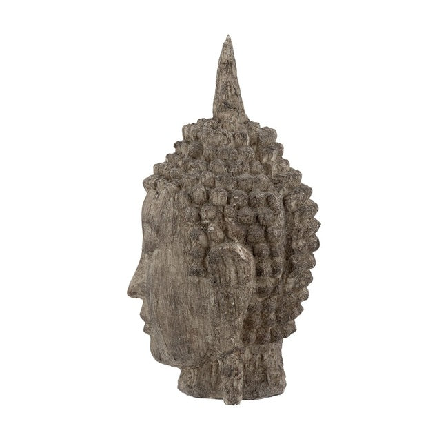 Serene Buddha Head Sculpture - NOTBRAND (3)