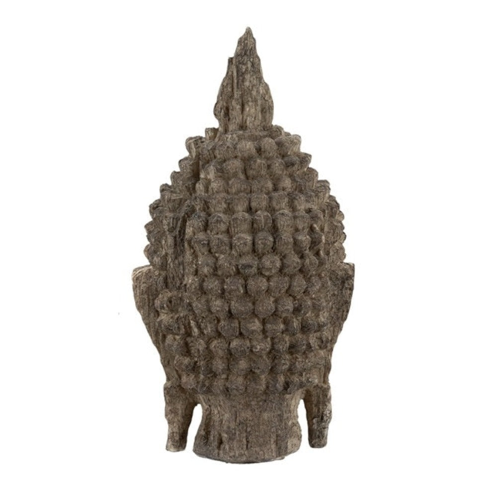 Serene Buddha Head Sculpture - NOTBRAND (4)
