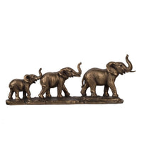 Polyresin Elephant Family of 3 Statue - Notbrand