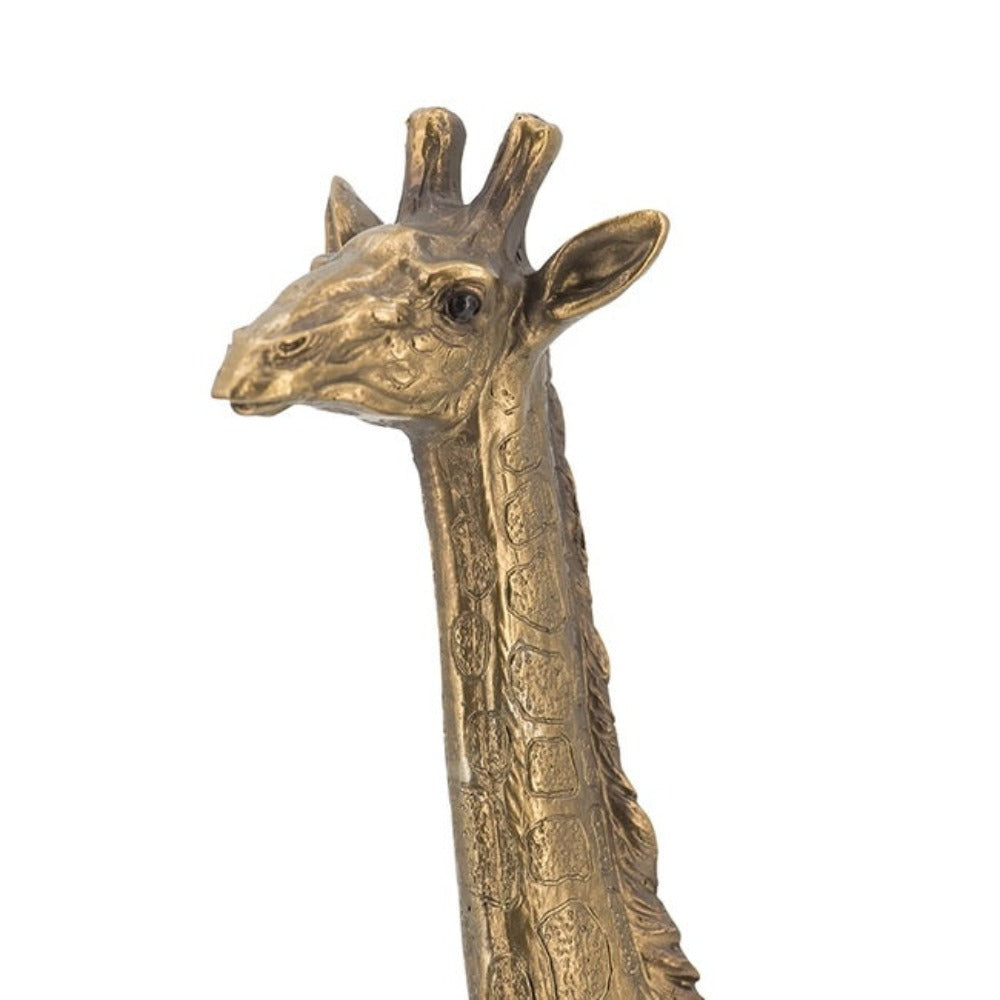 Savanna Polyresin Giraffe Statue - Gold - Notbrand