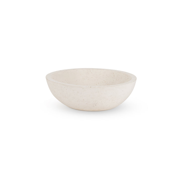 Terrazzo Bowl in White - 34cm - Notbrand