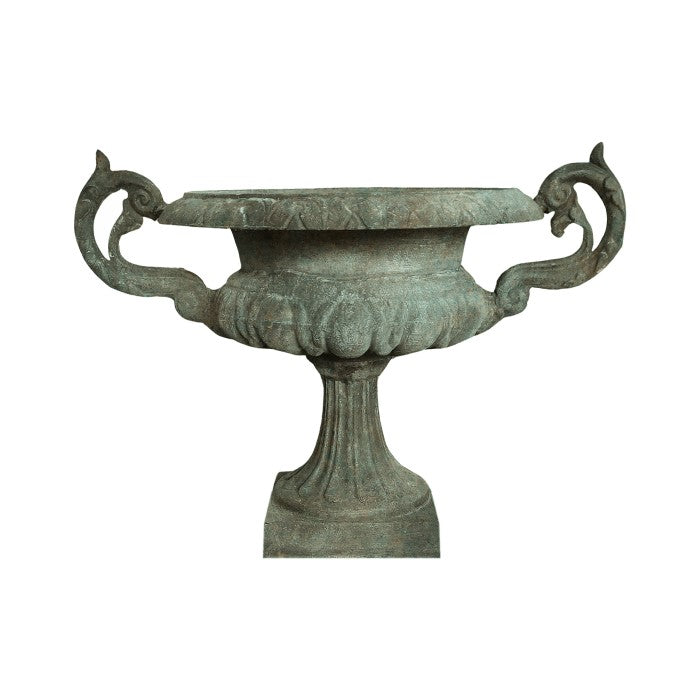 Urn Bergamo Cast Iron - Antique - Notbrand