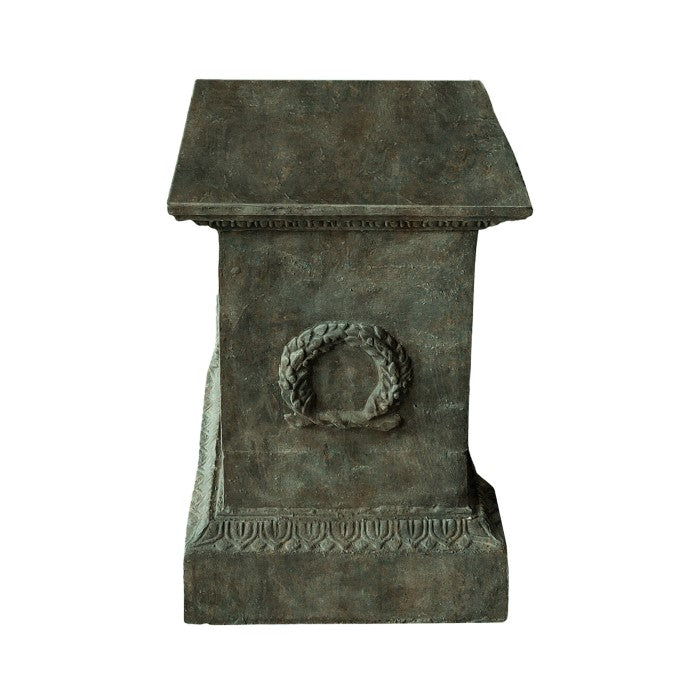 Urn Cosenza Base Cast Iron - Antique - Notbrand