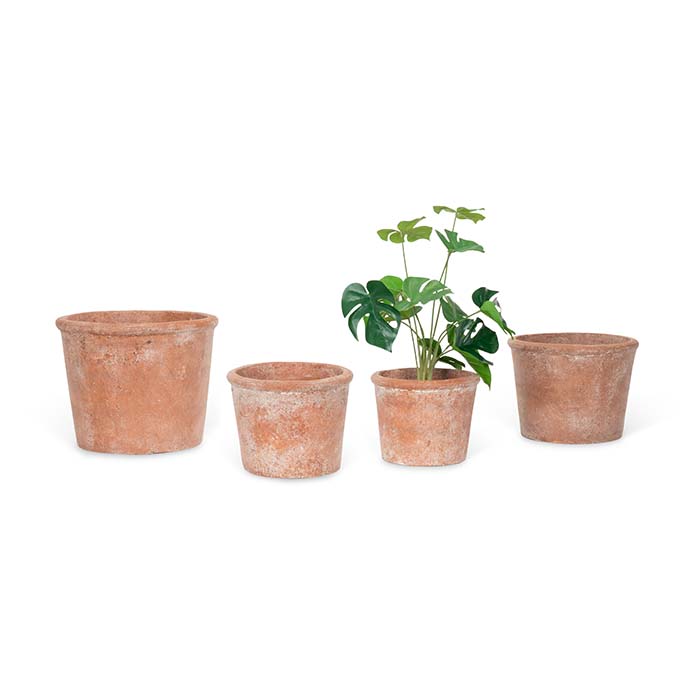 Terracotta Aged Pot Set - 3 Pieces - Notbrand