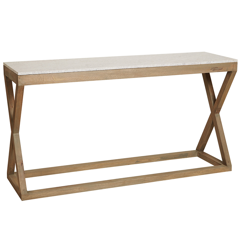 Maine Marble Top Console - Notbrand