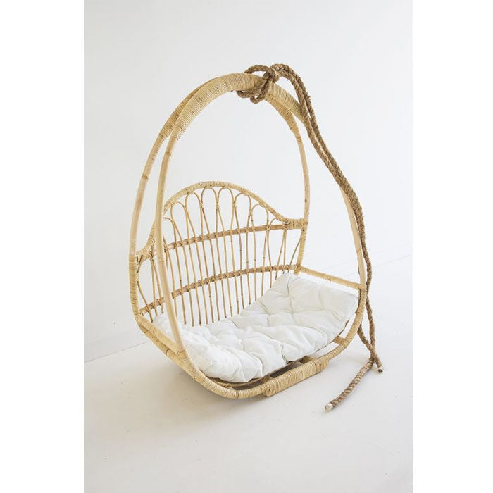 Hapuna Rattan Hanging Chair – Natural - Notbrand