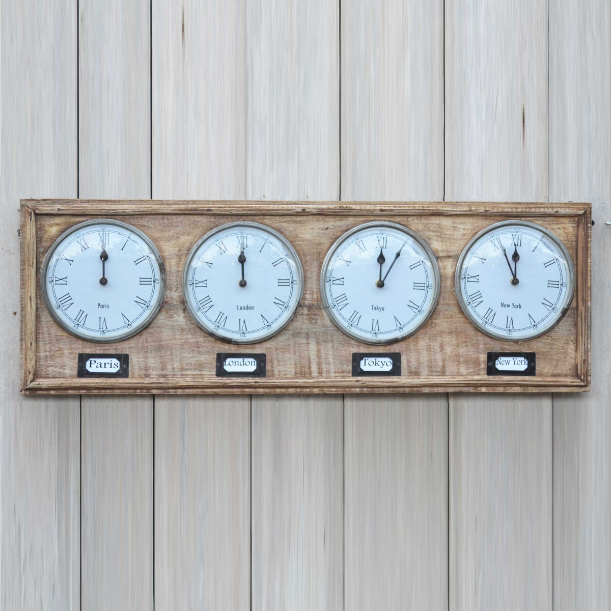 World Timber Clock - Notbrand