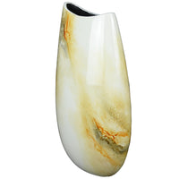 Ivory Elements Hand Painted Lacquer Flat Vase - Notbrand