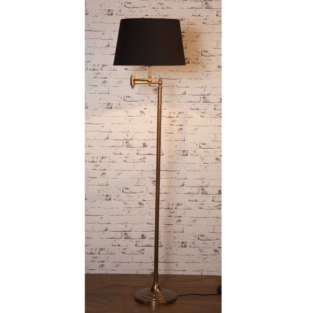 Macleay Floor Lamp Base - Antique Brass - Notbrand