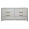 Pearl Chest - Grey 8 Drawer Gold Polished - Notbrand