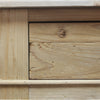 Curtis 2 Drawer Large Console Natural Reclaimed Pine - Notbrand