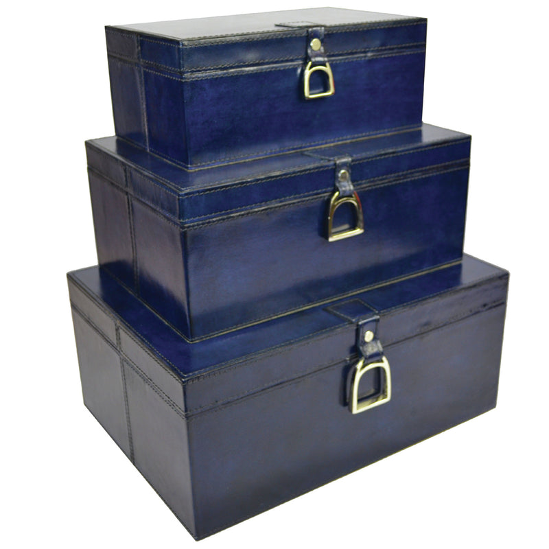 3 Piece Guerlain Leather Box Set - Notbrand