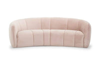 Seater Fabric Sofa - Blush - Notbrand