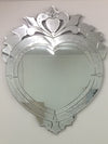 Venetian Heart Shaped Mirror (Sydney Metro Only) - Notbrand