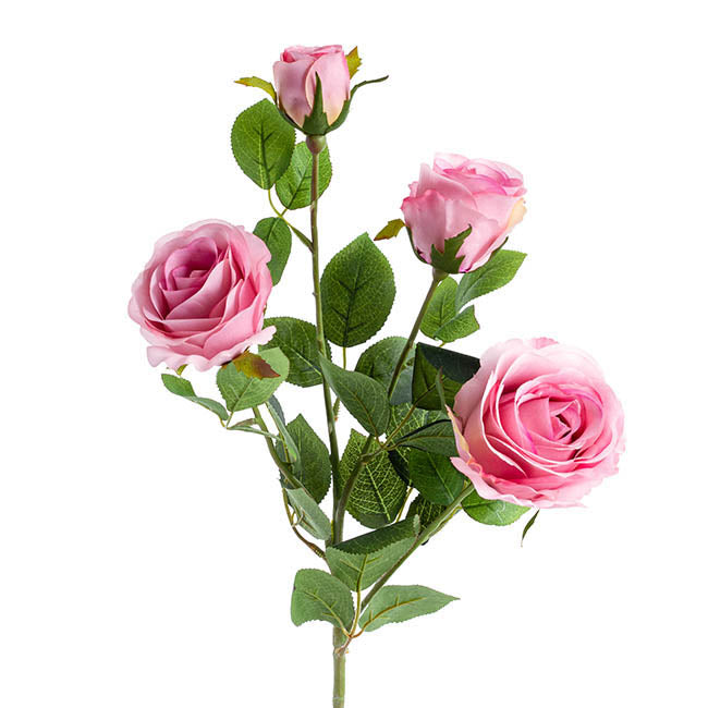 Gardenia Pink Rose Spray Stem - 5 Pcs - Notbrand
