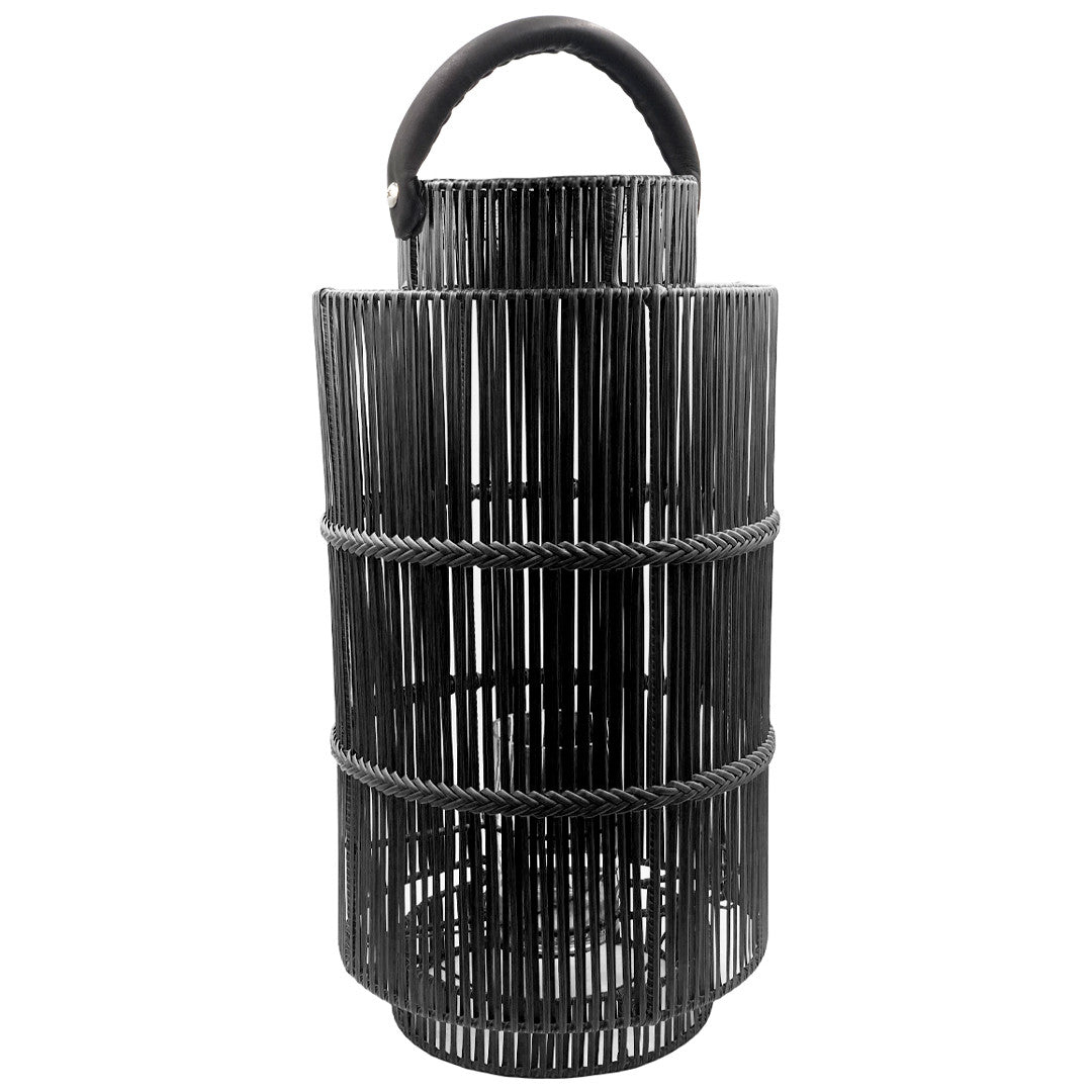 Pavillion Rhodes Outdoor Lantern Large Black - Notbrand