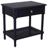 Polo Wooden Side Table - Black - Notbrand