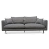Blarzoik 4 Seater Fabric Sofa - Noble Grey - Notbrand