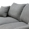 Blarzoik 4 Seater Fabric Sofa - Noble Grey - Notbrand