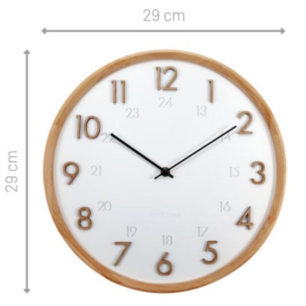 NeXtime Jikan Design Wall Clock - 28.5cm - Notbrand