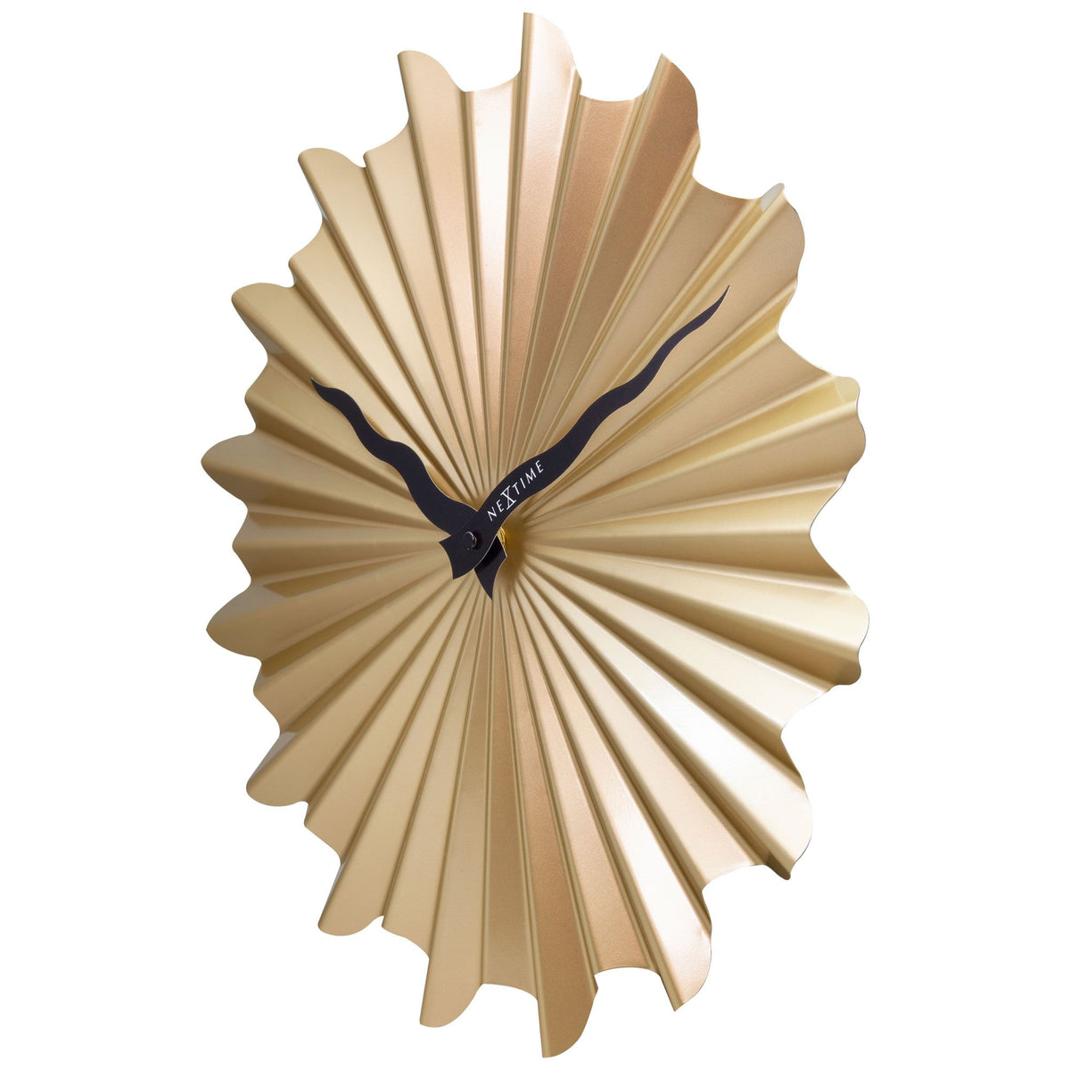 NeXtime Sunny Wall Clock in Gold - 40cm - Notbrand