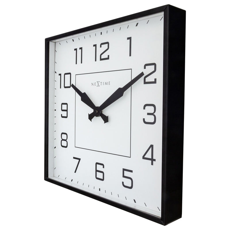 NeXtime Be Square Wall Clock - 35cm - Notbrand
