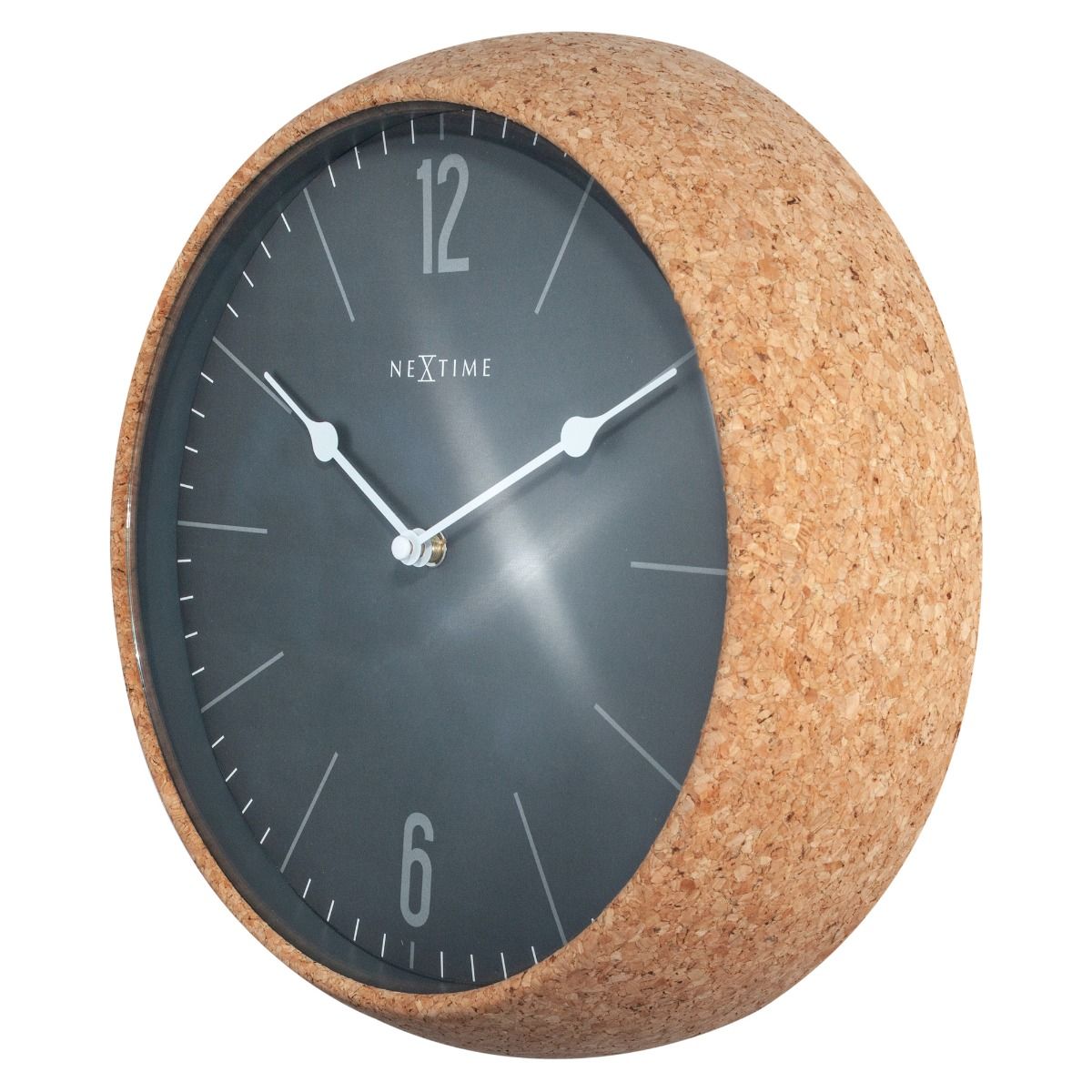 NeXtime Cork Wall Clock 30cm Grey - Notbrand