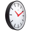 NeXtime Newcastle Wall Clock in Black - 40cm - Notbrand