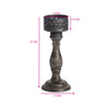 Handcrafted Ornate Baroque Pillar Candle Holder - 26cm - Notbrand