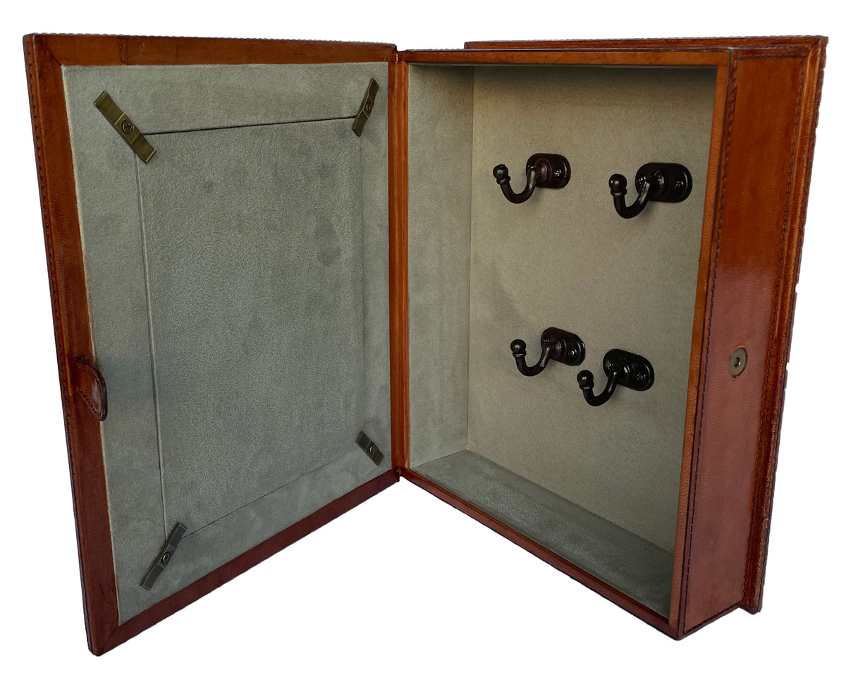 Elsa Key Holder Box in Tan Leather - Small - Notbrand