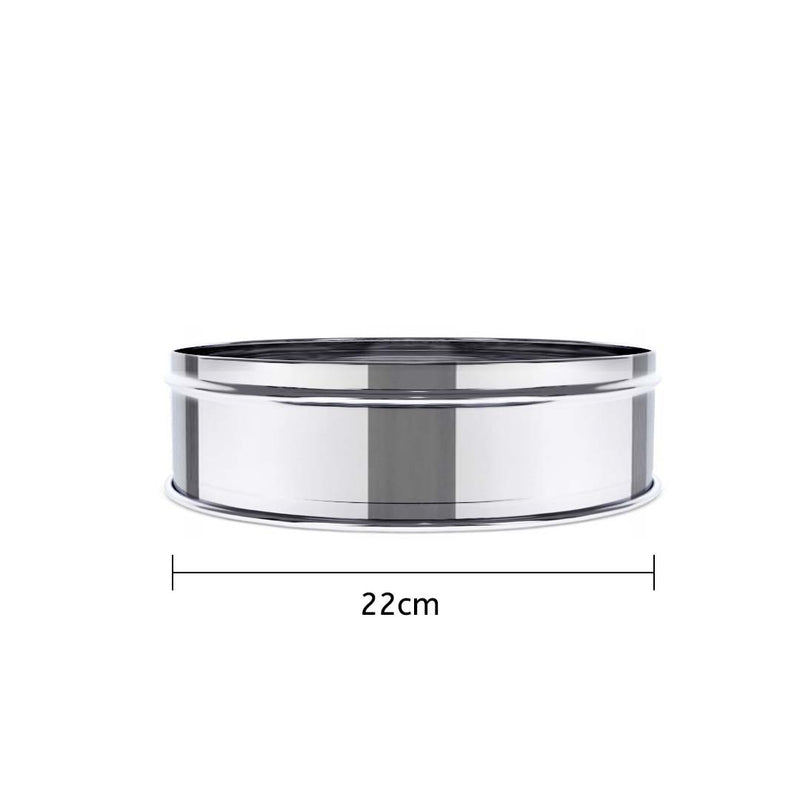 5 Tier Stainless Steel Steamers With Lid - 22cm - Notbrand