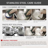5 Tier Stainless Steel Steamers With Lid - 28cm - Notbrand