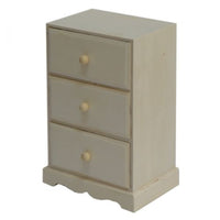 Plywood Chest With 3 Drawers - Notbrand