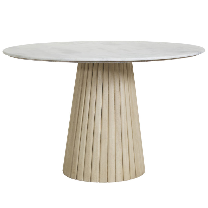 Melrose Marble Dining Table - Natural / Marble - Notbrand